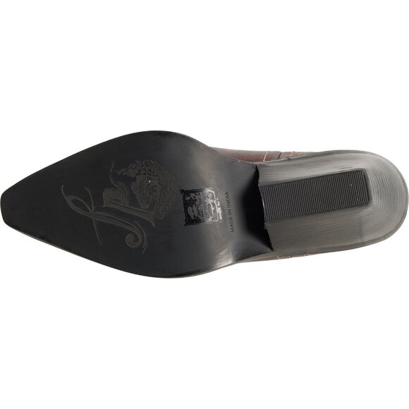 NEW Free People Pitchfork Point Western Boots - Leather, Pointed Toe 925 6s3 - Picture 7 of 15